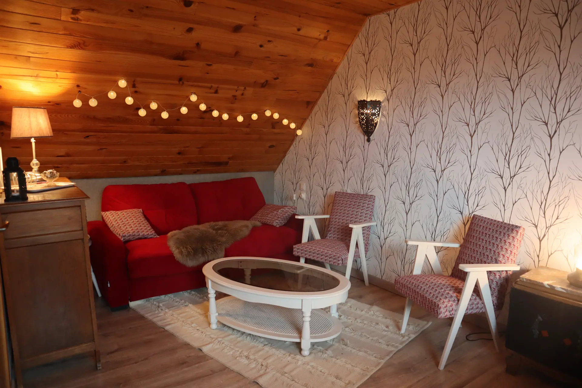 Canapé de la chambre Fleur de Houblon