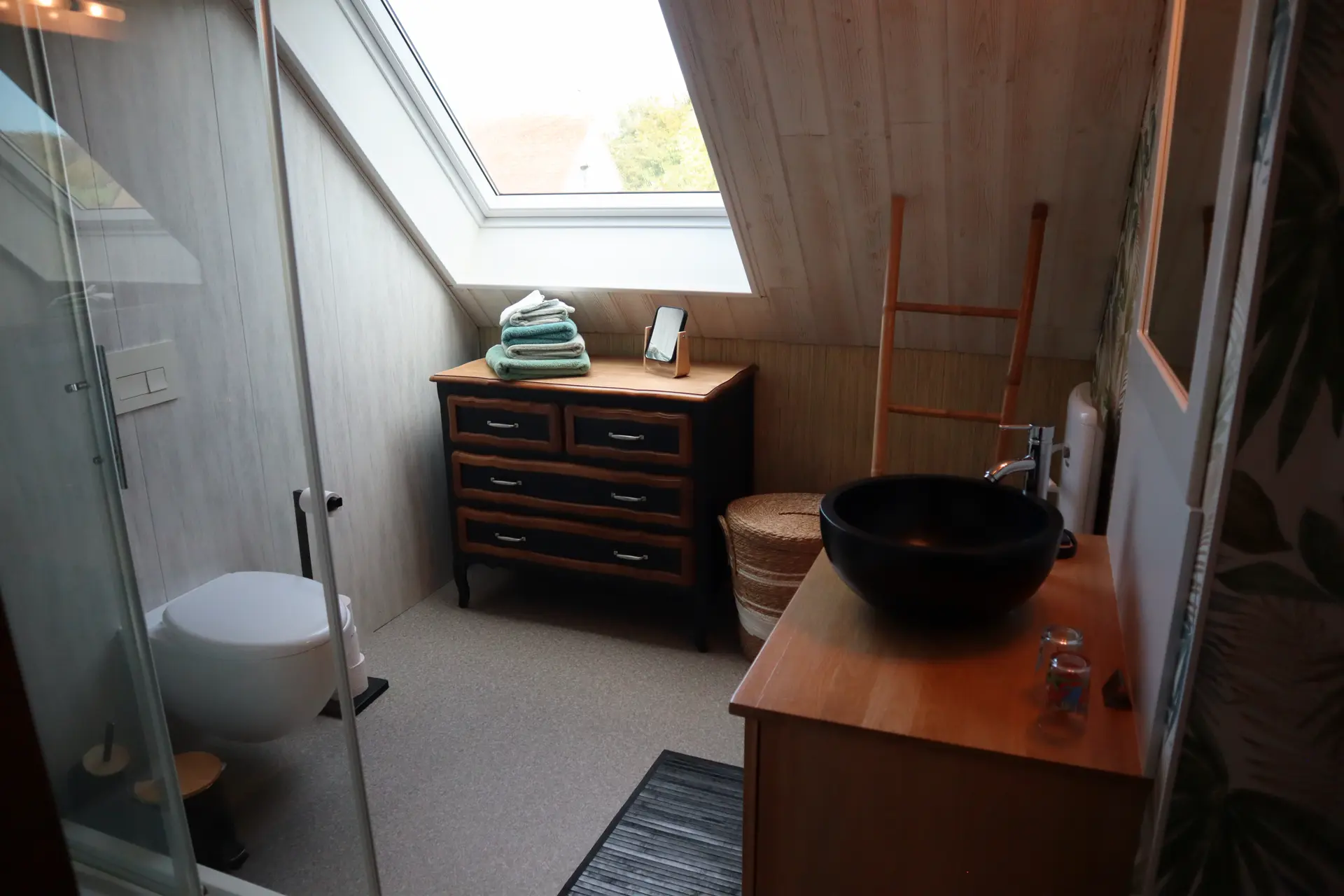 Salle de bain de la chambre Fleur de Lin